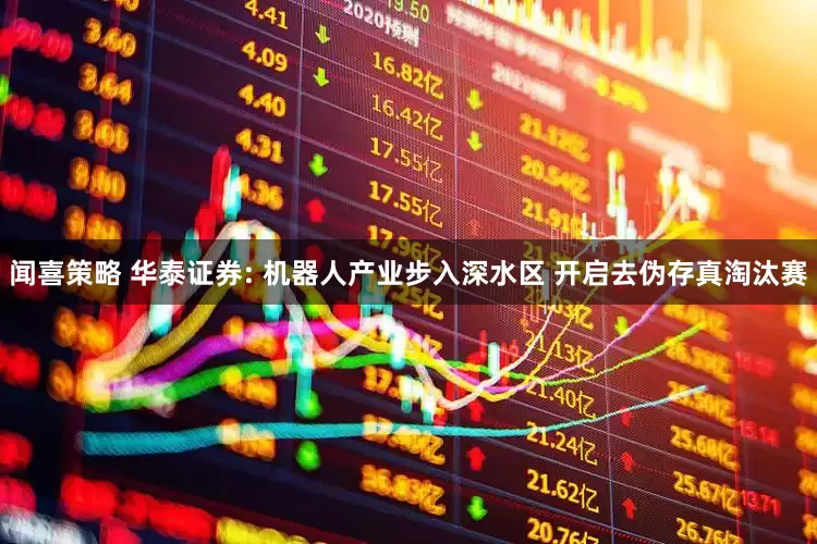 闻喜策略 华泰证券: 机器人产业步入深水区 开启去伪存真淘汰赛