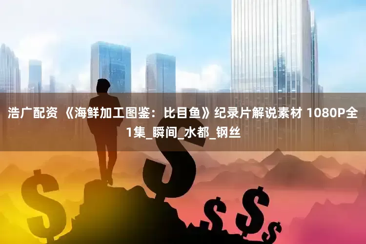 浩广配资 《海鲜加工图鉴：比目鱼》纪录片解说素材 1080P全1集_瞬间_水都_钢丝